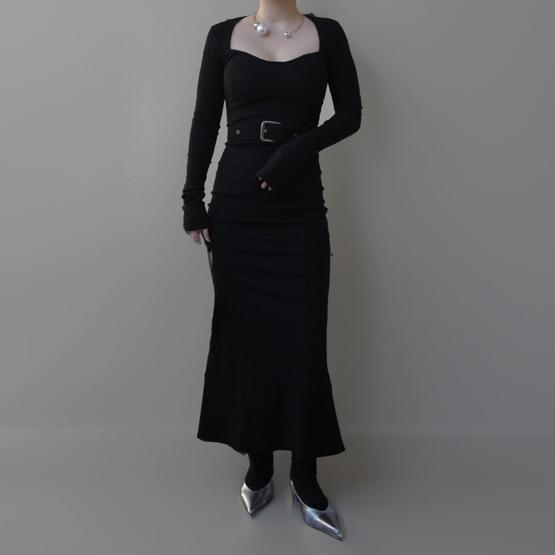mob's select-Belt Long Dress – own it