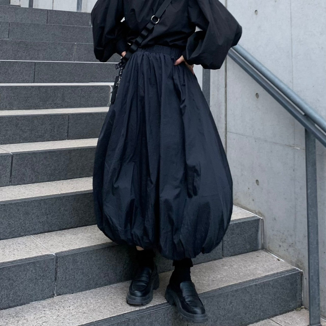 miho's select-ウエストゴムバルーンスカート – own it