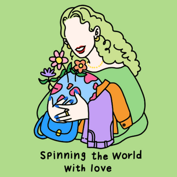 【愛で世界を紡ごう】"Spinng in the World with Love"