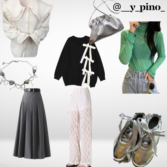 【GW限定10%OFF】多系統女子が提案するオシャレな新春コーデセット@__y_pino_