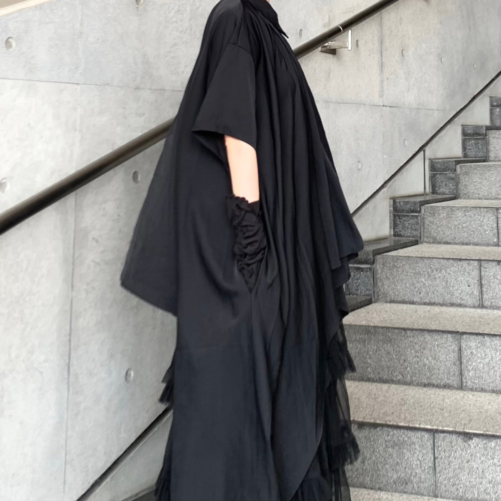 HANRO☆モーダルレーストリム ジョゼフィーヌ ローブ miho's select-ドレープロングシャツ – own it