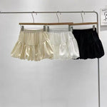 Balloon Layered Mini Skirt