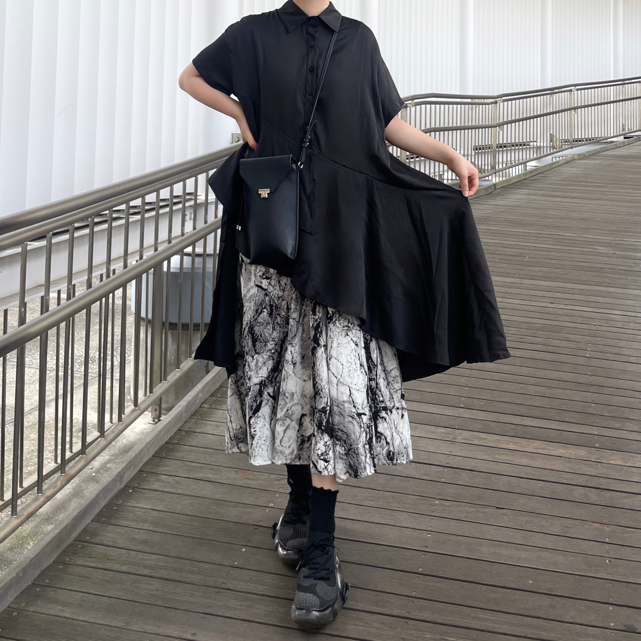 miho's select-アシンメトリーシャツ – own it