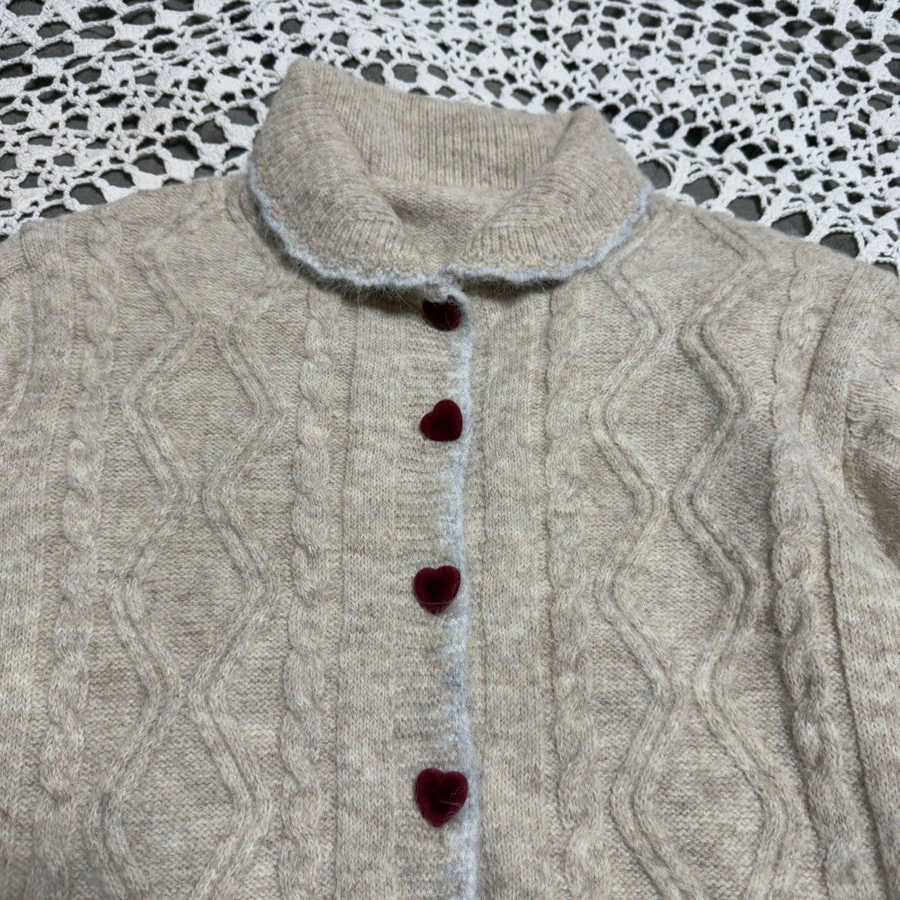 h*i様 【定価3万円】BATONER リブ編み　ニットカーデ 楽天市場】【8/5限定 20％OFFクーポン】Riff シアーニット