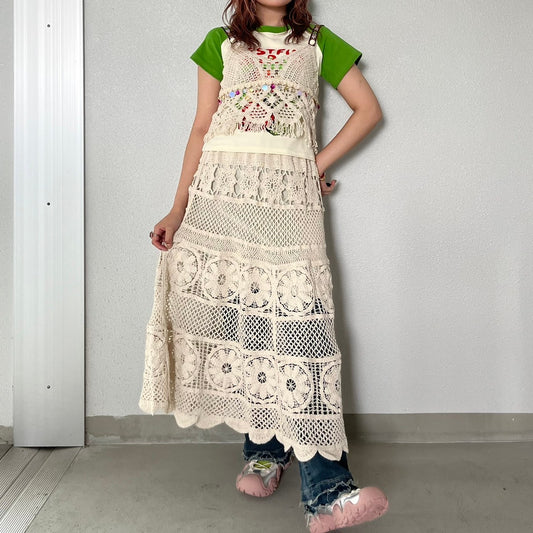 '-RIRI's select-カントリーレトロな編みスカート| own it(オウンイット)公式| 多系統女子| 多系統ファッション