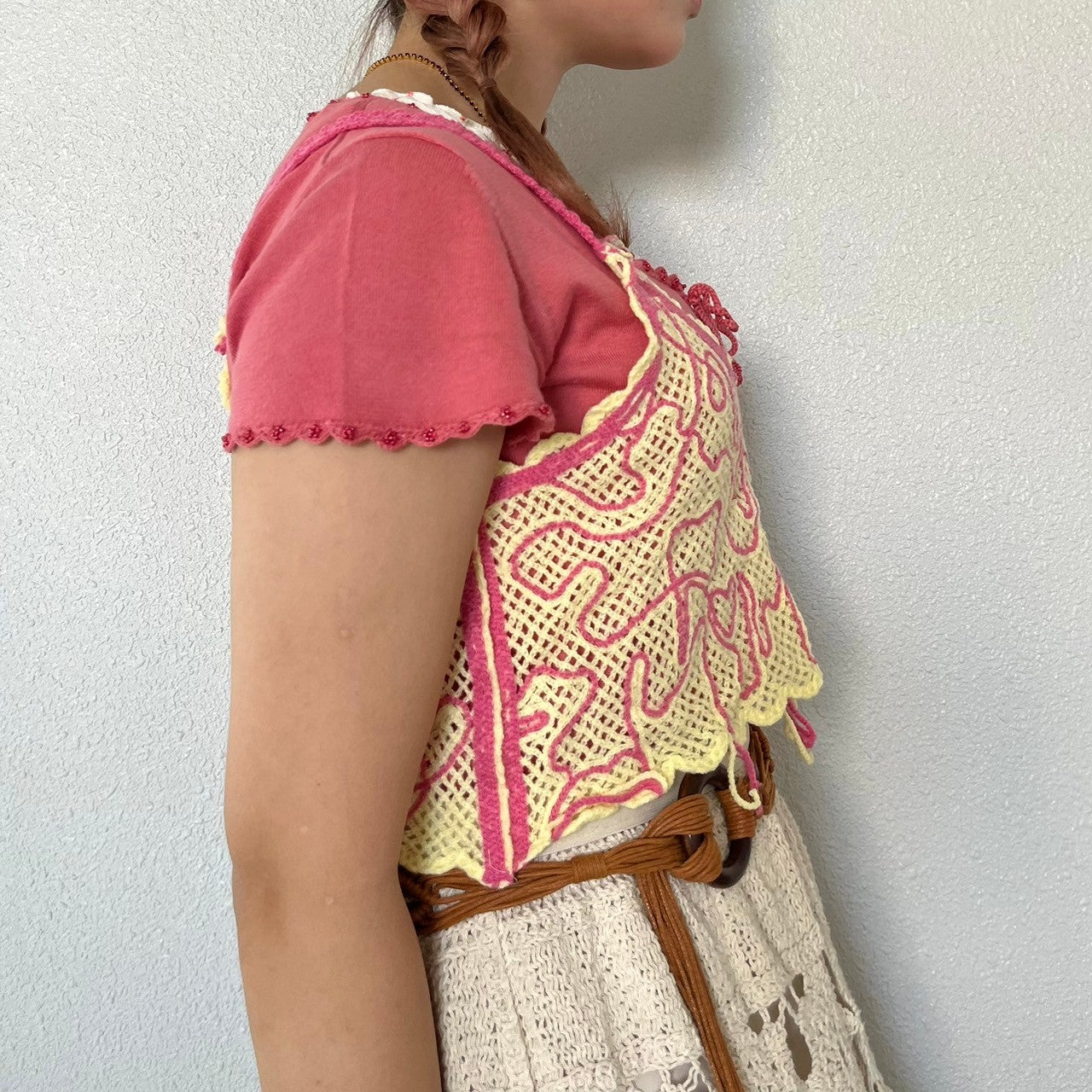 リブニットをメロウニットにリメイク｜今ある服を流行のデザイン