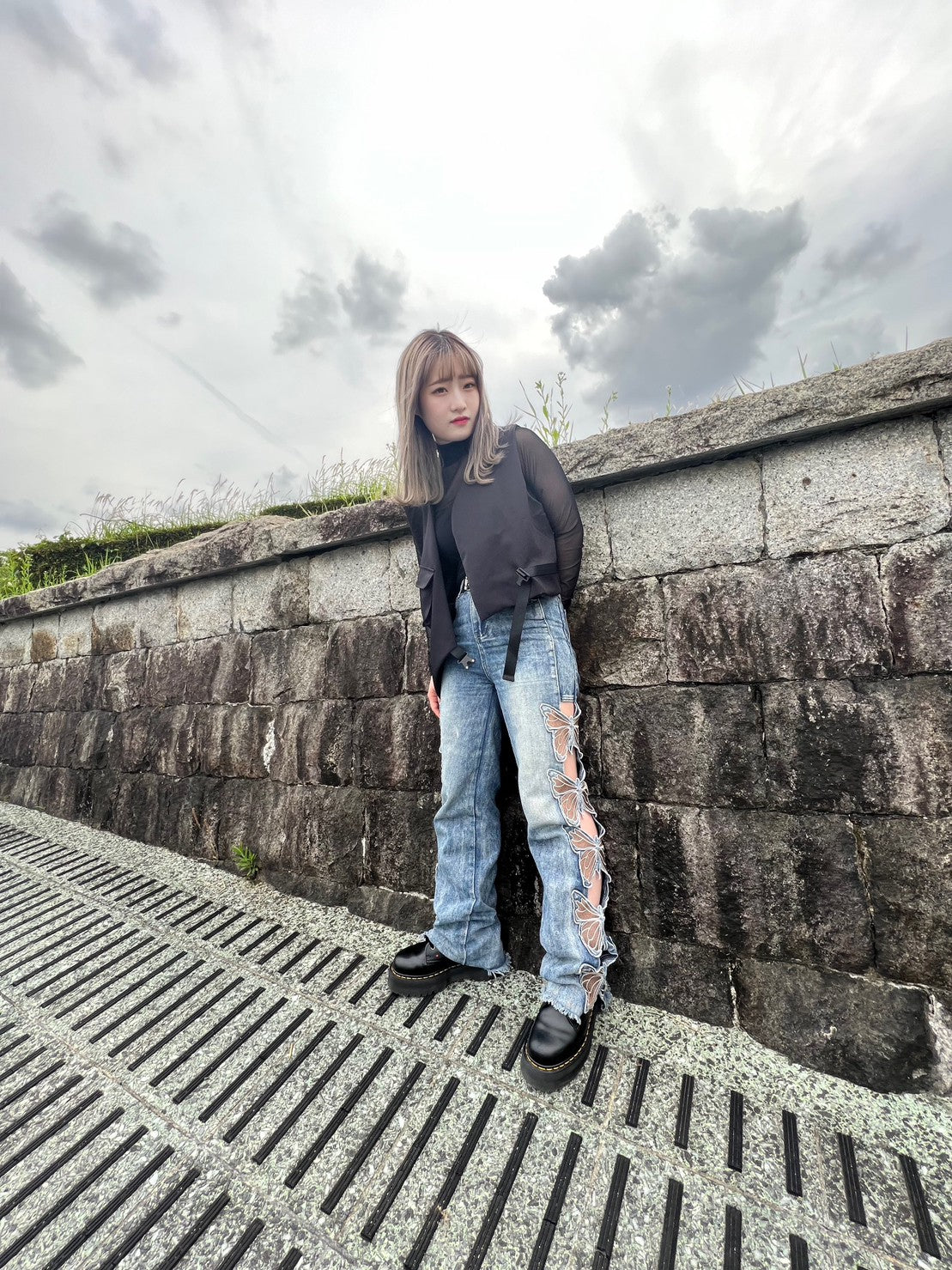 own it select-バタフライスリットデニム| own it(オウンイット own it select-バタフライスリットデニム| own it(オウンイット