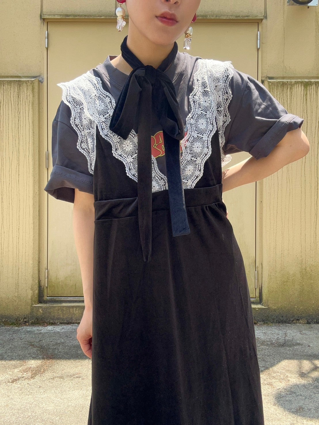 AYUMI's select-ベロアノースリーブワンピース| own it(オウンイット