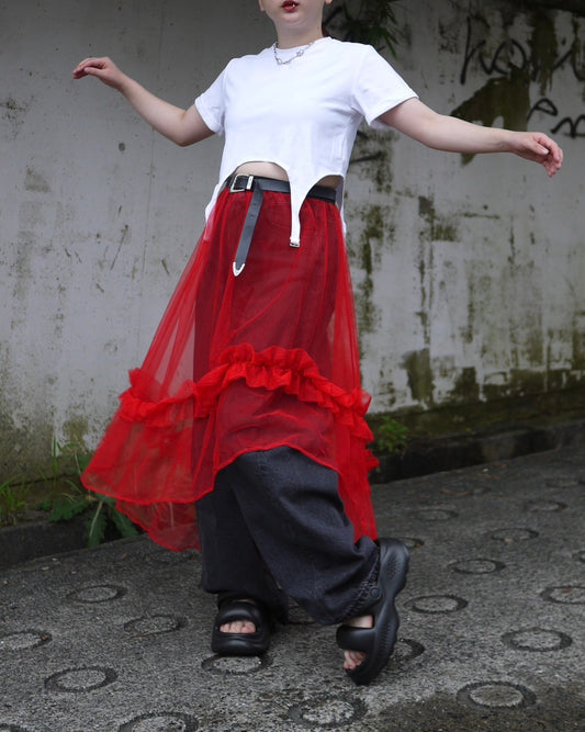 -mob's select-チュールフリルレイヤードスカート| own it(オウンイット)公式| 多系統女子| 多系統ファッション