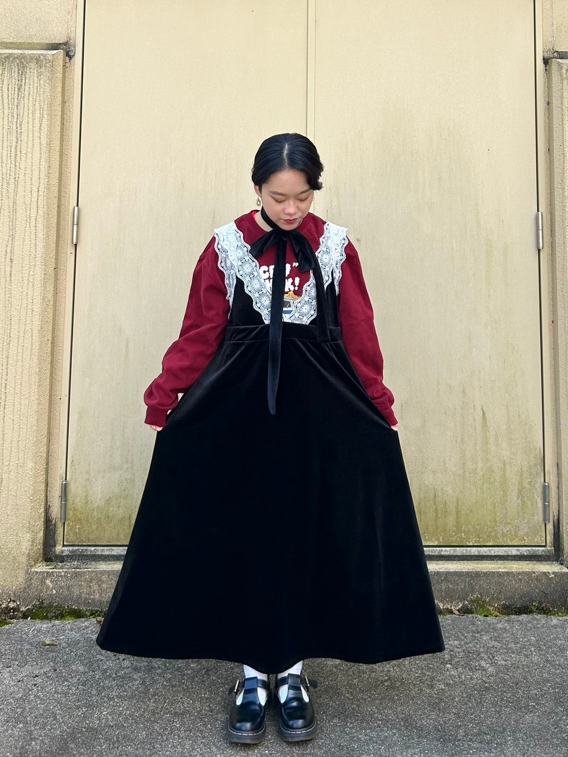 AYUMI's select-ベロアノースリーブワンピース| own it(オウンイット