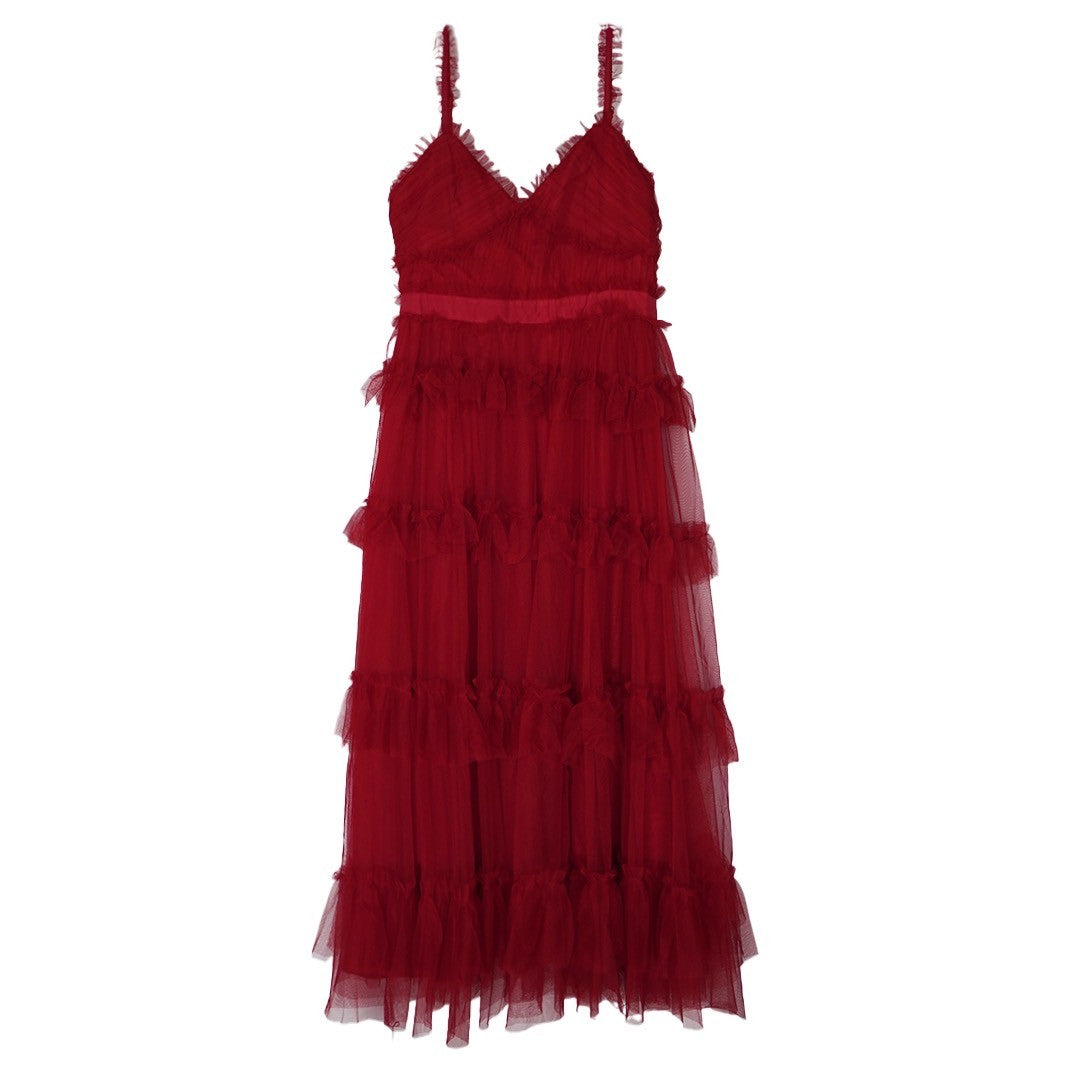 ワンピース '-mob's select-Tulle ruffle dress mob's select-Tulle ruffle dress – own it