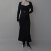 -mob's select-Belt Long Dress