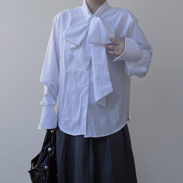 -mob's select-Tie ribbon shirt