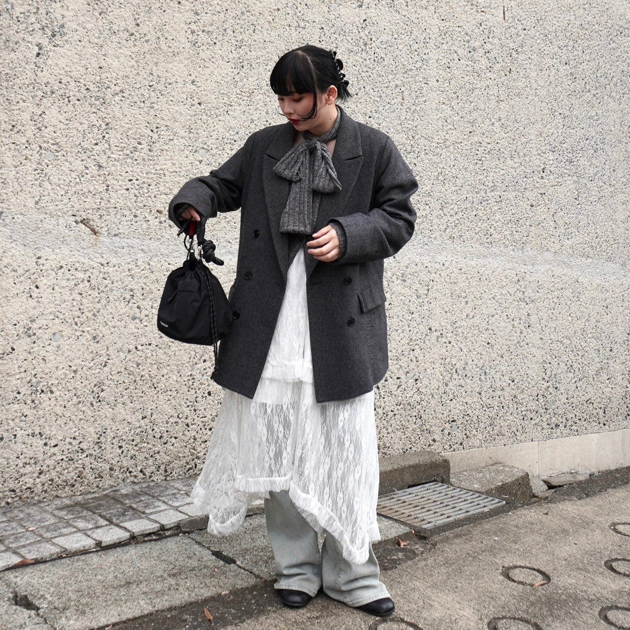 タロウ様専用 マックレガーデニムコート、花柄コットンストール2点