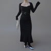 -mob's select-Belt Long Dress