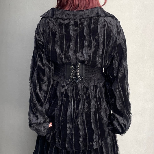 Velour Lace Shirt