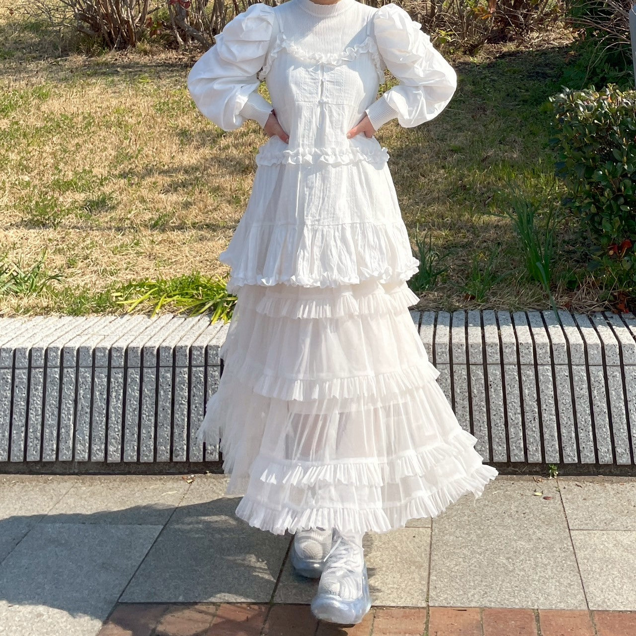 Mi【１点限り・即購入OK】リバティプリント　ガウチョ　キュロット　⑦ Mi【1点限り・即購入OK】リバティプリント ガウチョ キュロット