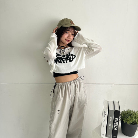 '-komugi's select-シアーロゴショート丈ロンT| own it(オウンイット)公式| 多系統女子| 多系統ファッション