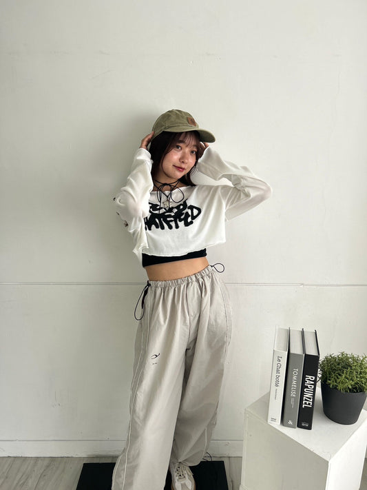 '-komugi's select-シアーロゴショート丈ロンT| own it(オウンイット)公式| 多系統女子| 多系統ファッション