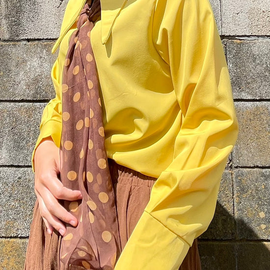 '-nana's select-70年代風レトロブラウス| own it(オウンイット)公式| 多系統女子| 多系統ファッション