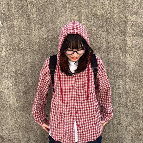 '-own it select-チェックシャツパーカー| own it(オウンイット)公式| 多系統女子| 多系統ファッション