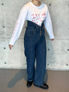 '-emika's select-ハイウエストデニムパンツ| own it(オウンイット)公式| 多系統女子| 多系統ファッション