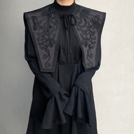 -miho's select-刺繍入りつけ襟| own it(オウンイット)公式| 多系統女子| 多系統ファッション