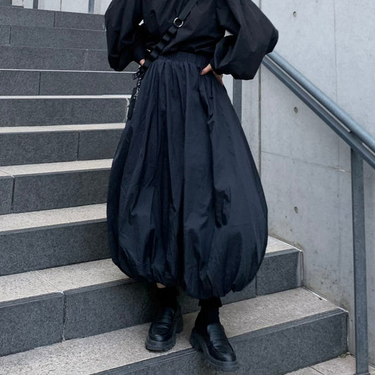 -miho's select-ウエストゴムバルーンスカート| own it(オウンイット)公式| 多系統女子| 多系統ファッション
