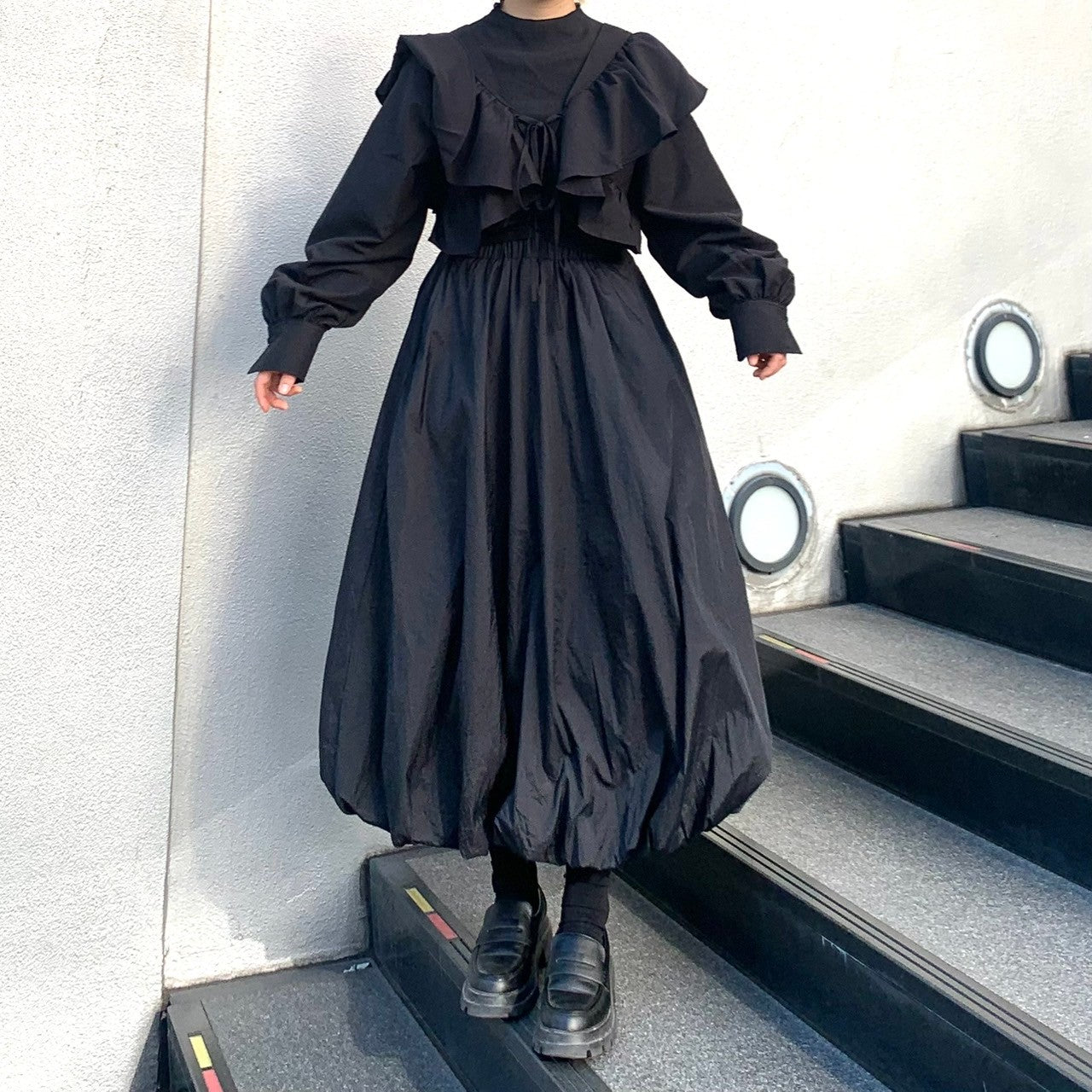 miho's select-ウエストゴムバルーンスカート| own it(オウンイット)公式| 多系統女子| 多系統ファッション