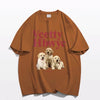 '-nana's select-dogプリントTシャツ