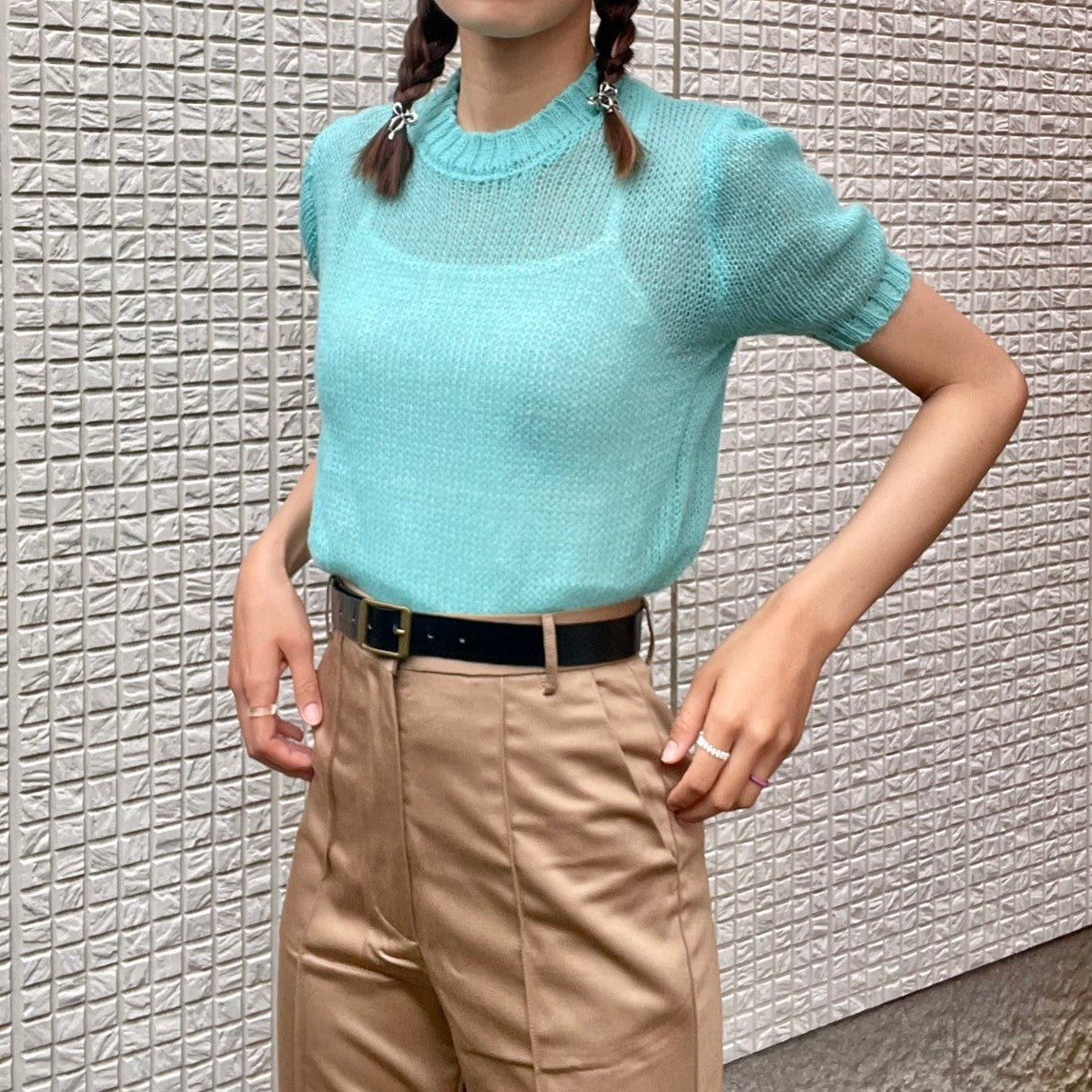 【試着のみ】PERVERZE Teddy knit Coatモヘアニット22AW Teddy Knit Coat – PALETTE art alive ONLINE STORE