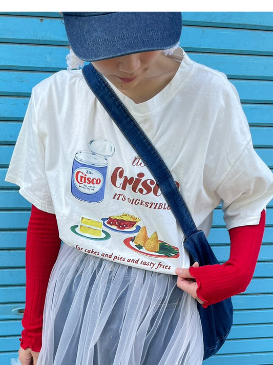 '-nana's select-レトロプリントTシャツ