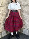 '-anko's select-レトロチェック赤スカート| own it(オウンイット)公式| 多系統女子| 多系統ファッション