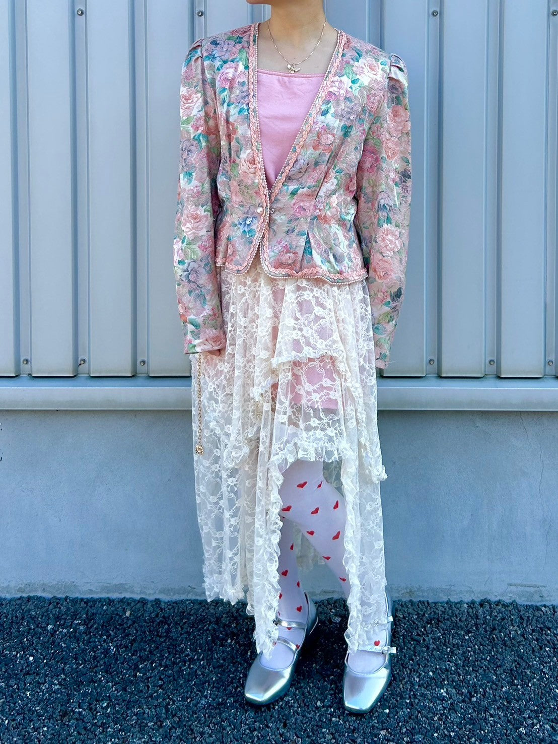 アシメフリル総レーススカート | outlet | axes femme online shop