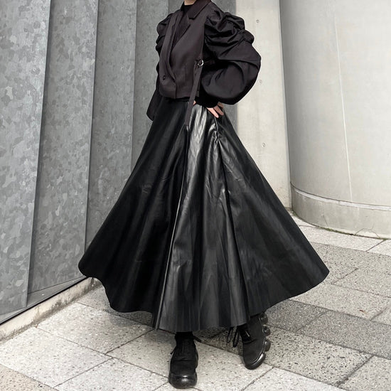 -miho's select-ベルト付きフェイクレザースカート| own it(オウンイット)公式| 多系統女子| 多系統ファッション