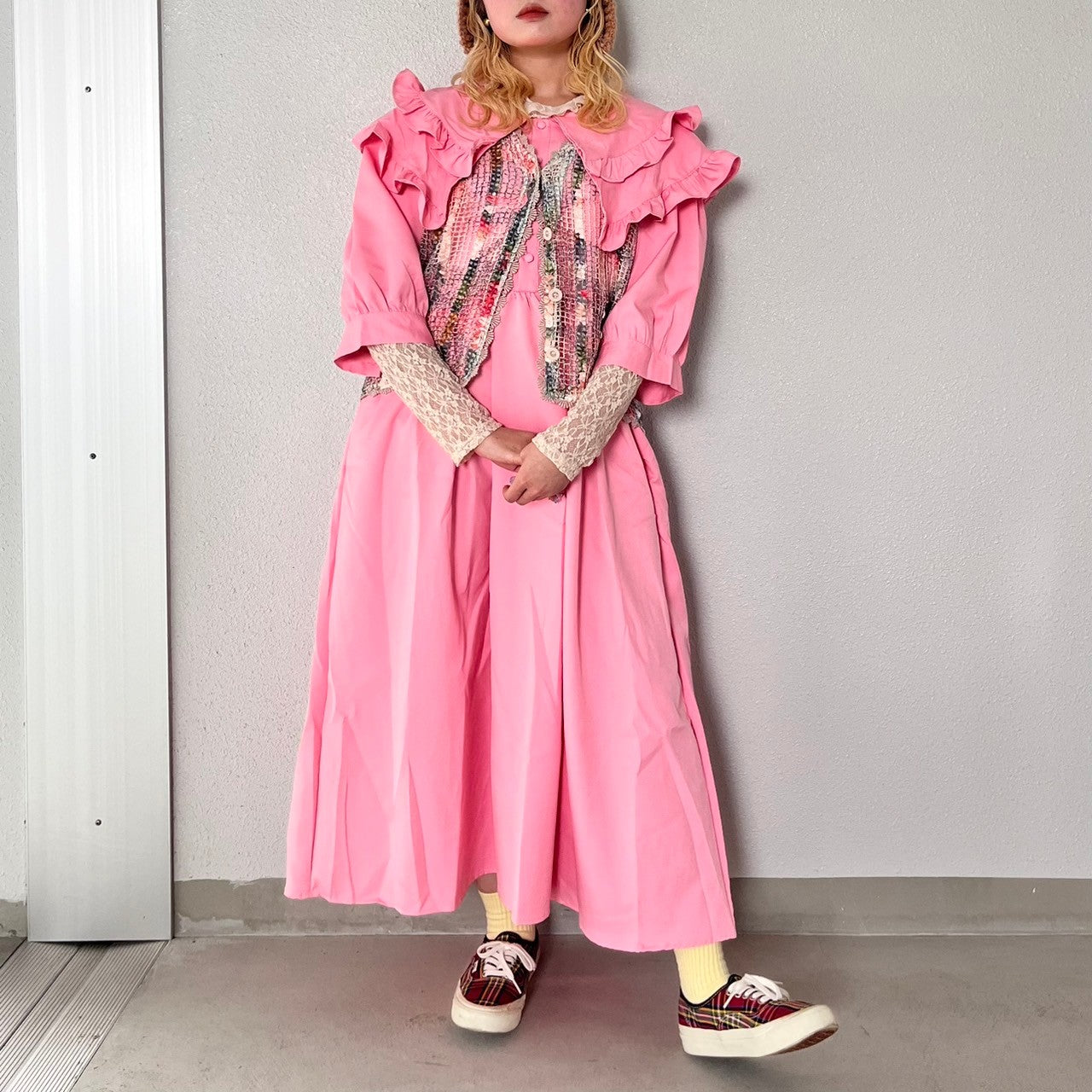超特価セール開催！！ RIRI's select-フリルカラーワンピース| own it(オウンイット ワンピース