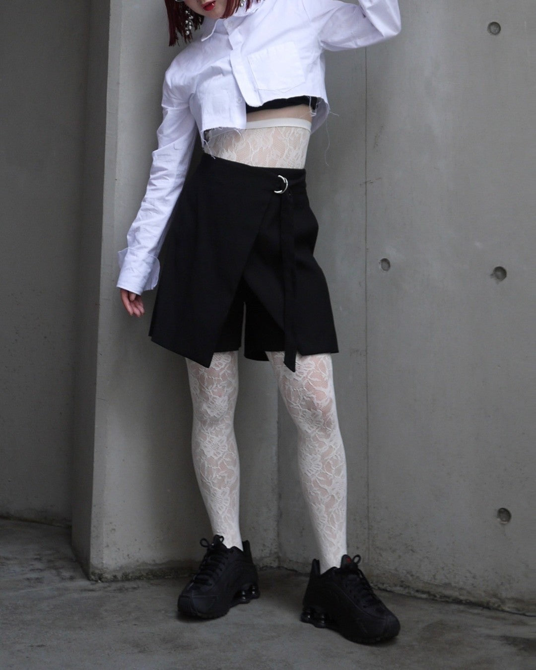 【美品】On シングレット　タイツ　セット　限定 mob's select-レースデザインタイツ| own it(オウンイット)公式| 多