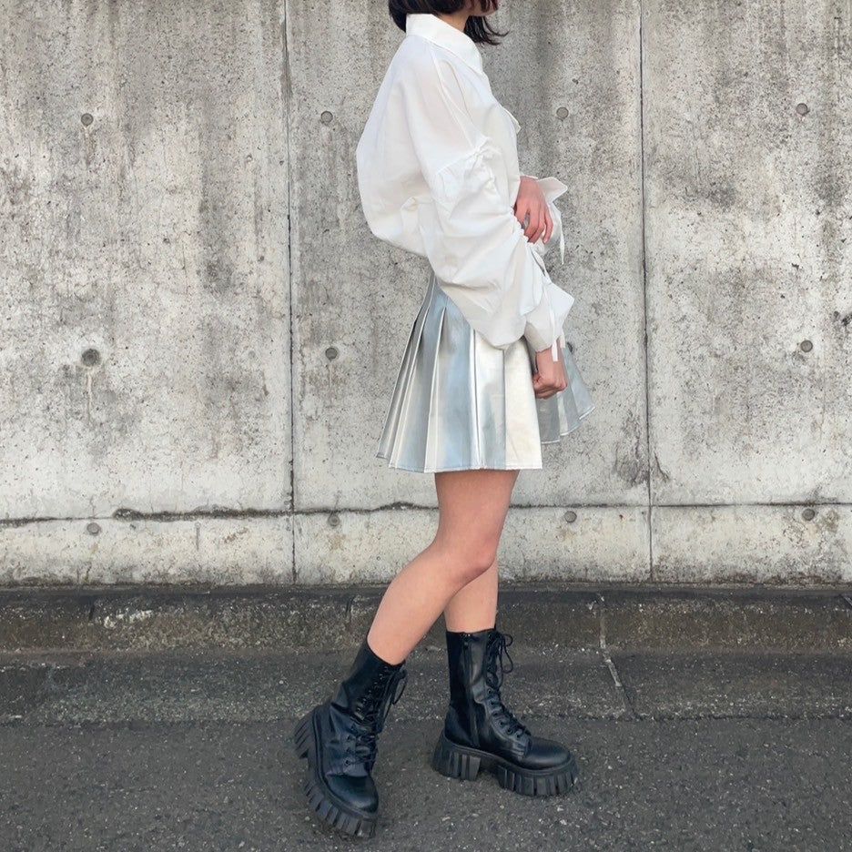 haruka's select-レザーミニプリーツスカート| own it(オウンイット 