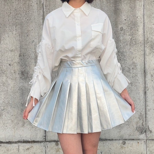 -haruka's select-レザーミニプリーツスカート| own it(オウンイット)公式| 多系統女子| 多系統ファッション