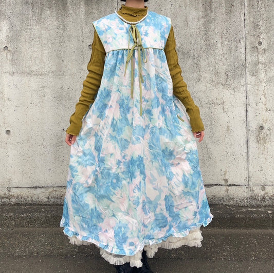 -haruka's select-花柄ノースリフロントリボンキャミワンピース| own it(オウンイット)公式| 多系統女子| 多系統ファッション