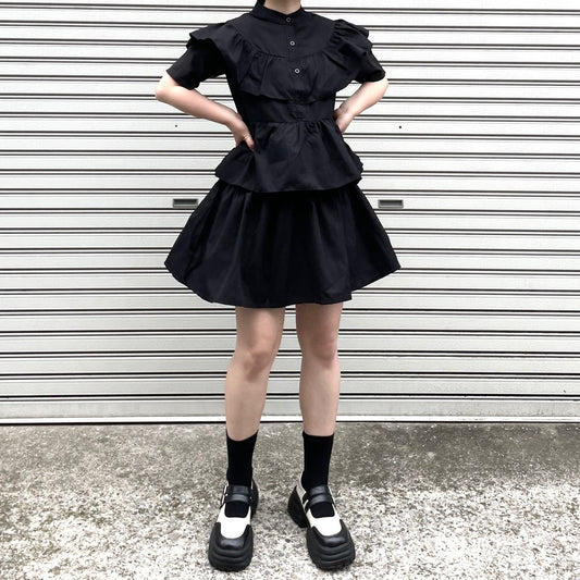 -miho's select-ノースリーブフリルミニワンピース| own it(オウンイット)公式| 多系統女子| 多系統ファッション