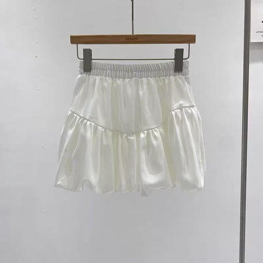 Balloon Layered Mini Skirt