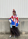 【GW限定10%OFF】'-maggie's select-ビッグリボン中綿ジャケット