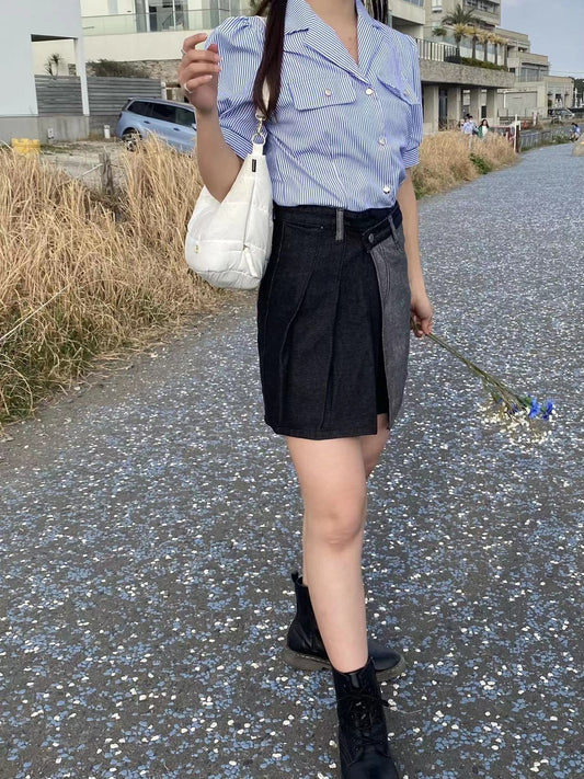 '-komugi's select-ツートンラップスカート