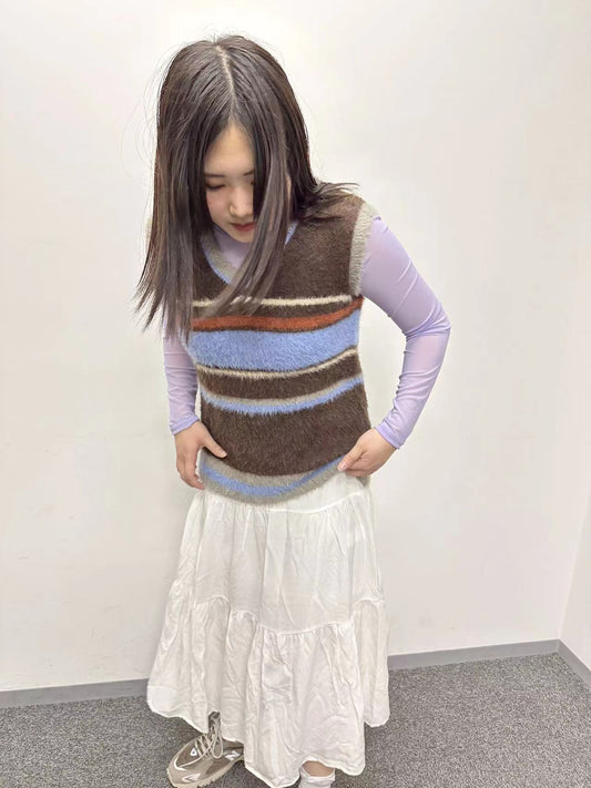 Mohair Knit Vest