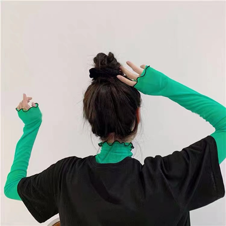 haruka's select-バイカラーシアートップス| own it