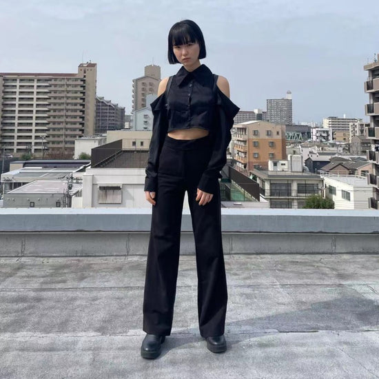 '-own it select-オープンショルダーシャツ| own it(オウンイット)公式| 多系統女子| 多系統ファッション