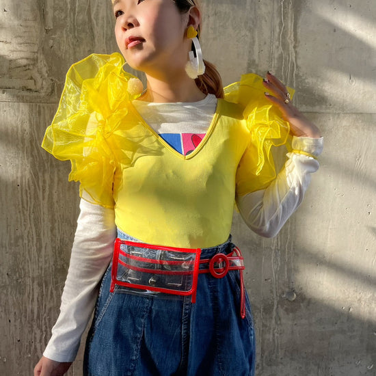 '-maggie's select-チュールビッグフリルレオタード| own it(オウンイット)公式| 多系統女子| 多系統ファッション