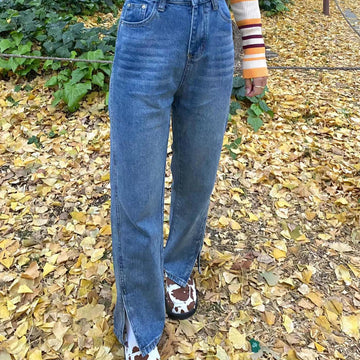 '-own it select-スリットロングデニム| own it(オウンイット)公式| 多系統女子| 多系統ファッション