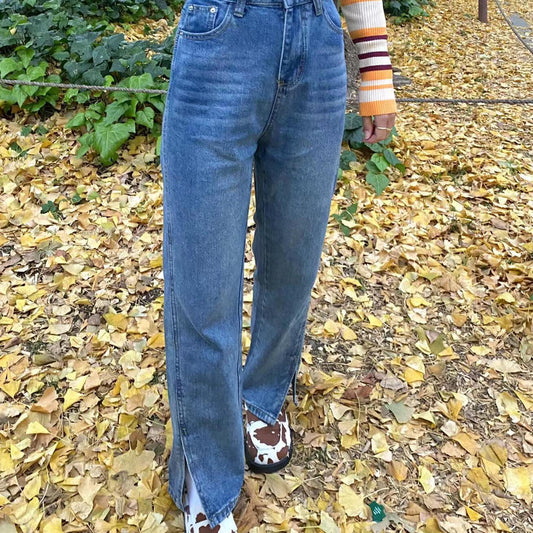 '-own it select-スリットロングデニム| own it(オウンイット)公式| 多系統女子| 多系統ファッション